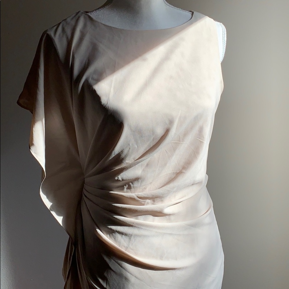 Forever 21 ruched side sheath dress